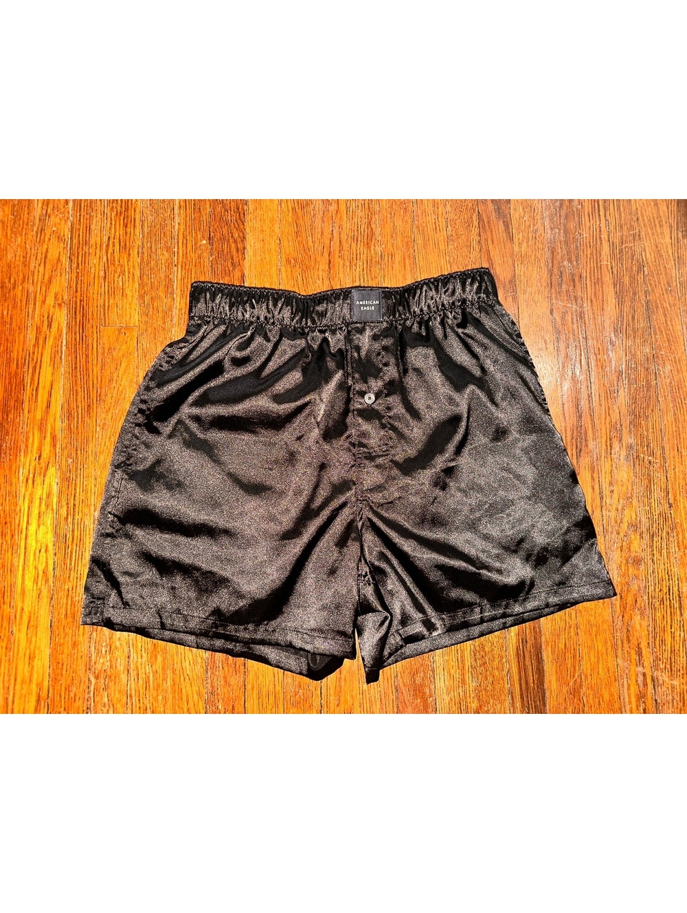 AEO American Eagle Men's Small Satin Pocket Boxer Short